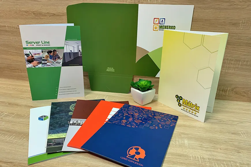 céges mappa, dosszié kollekció