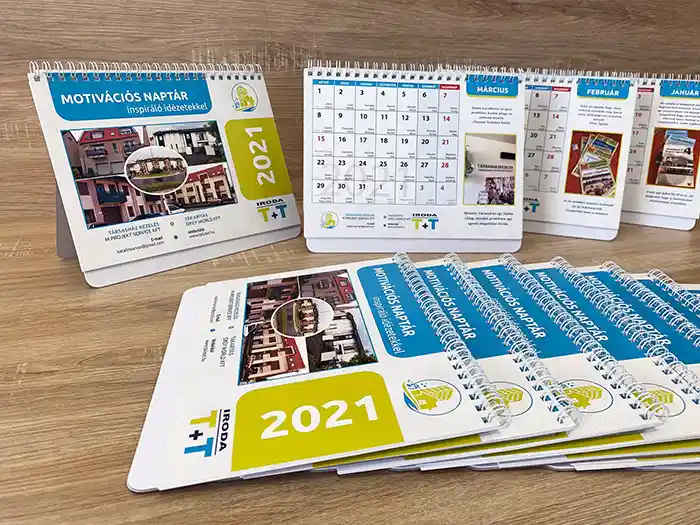 motivációs asztali naptár