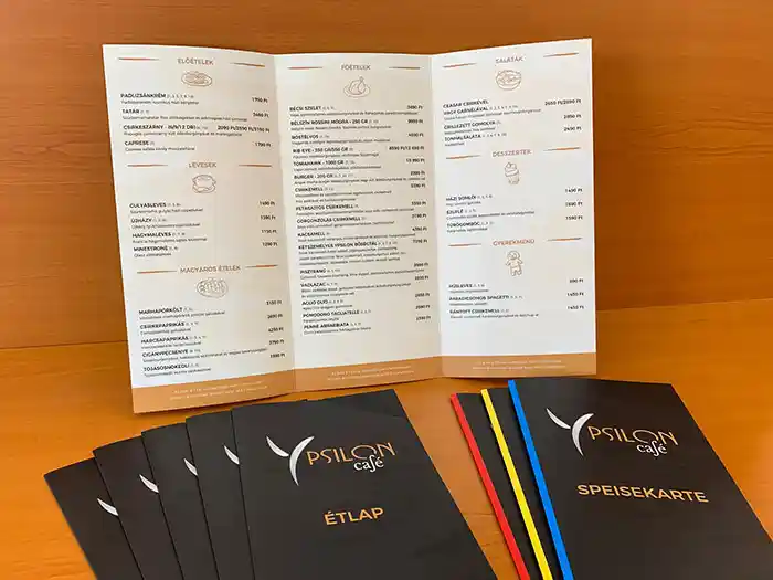 leporello étlap, itallap