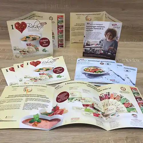 prospektus, brosúra minták