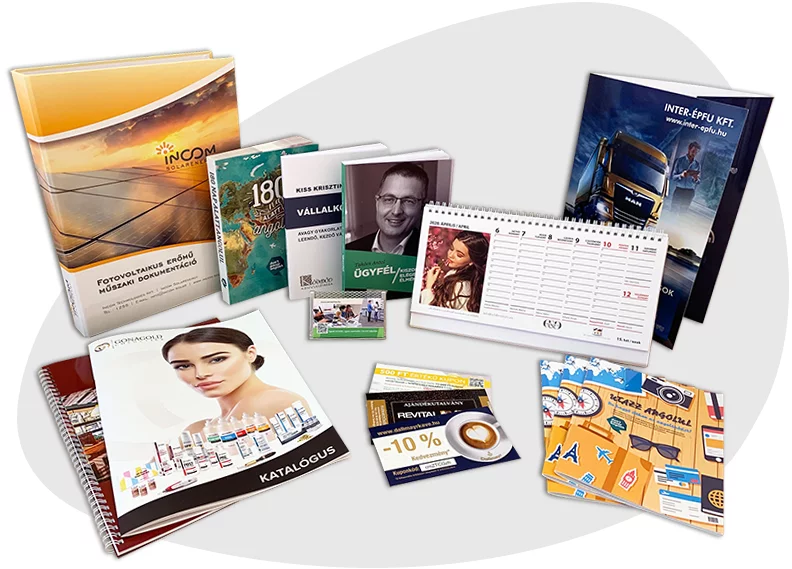 budapesti nyomdánk termékei