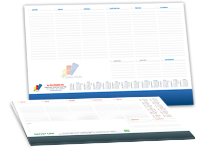 könyöklő naptár minta