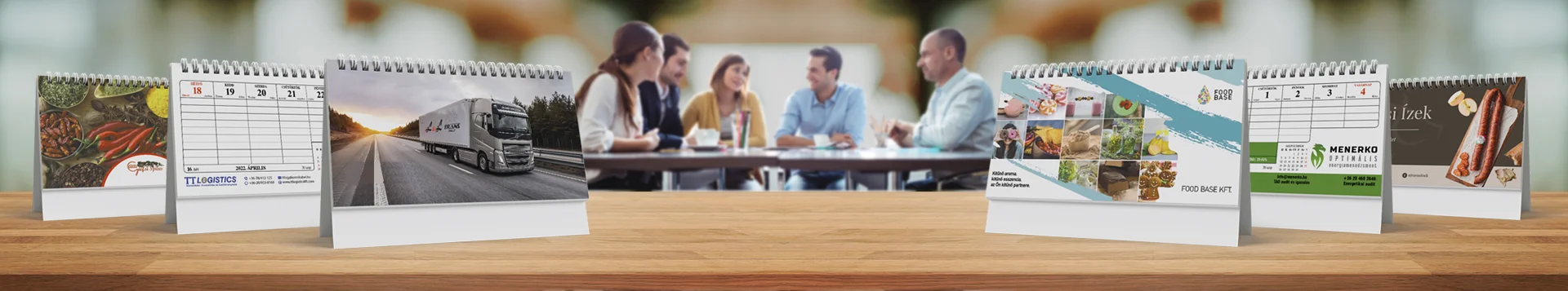Céges asztali naptár készítés