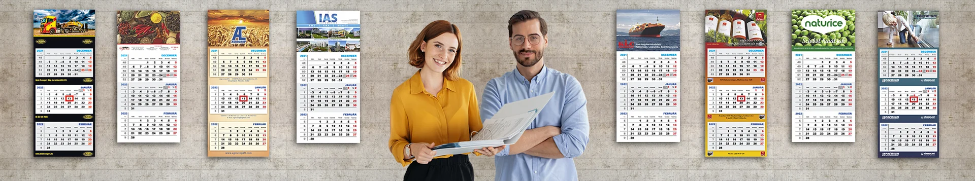 Céges speditőr naptár készítés