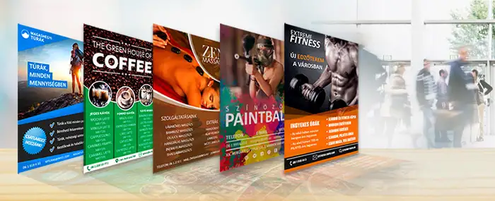 szórólap nyomtatás, flyer készítés